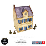Bolt Action Pre-painted WW2 Normandy Townhouse 3