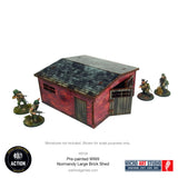 Bolt Action: Pre-painted WW2 Normandy Large Brick Shed