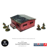 Bolt Action: Pre-painted WW2 Normandy Large Brick Shed