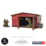 Bolt Action: Pre-painted WW2 Normandy Large Brick Shed
