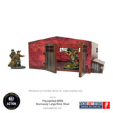 Bolt Action: Pre-painted WW2 Normandy Large Brick Shed