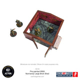 Bolt Action: Pre-painted WW2 Normandy Large Brick Shed
