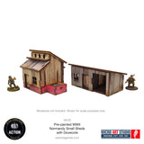 Bolt Action: Pre-painted WW2 Normandy Small Sheds with Dovecote