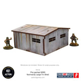 Bolt Action:  Pre-painted WW2 Normandy Large Tin Shed