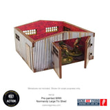 Bolt Action:  Pre-painted WW2 Normandy Large Tin Shed