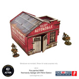 Bolt Action Pre-painted WW2 Normandy Garage with Petrol Station