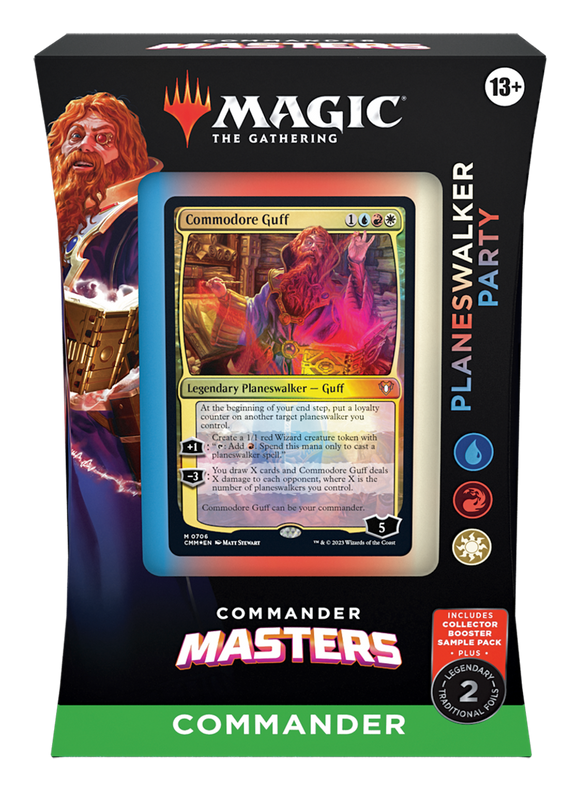 Magic The Gathering Commander Masters Commander Deck - Planeswalker Party 20% Off
