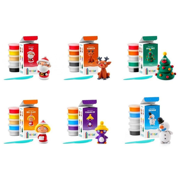 Hey Clay Winter Holidays Assortment - Xmas Tree
