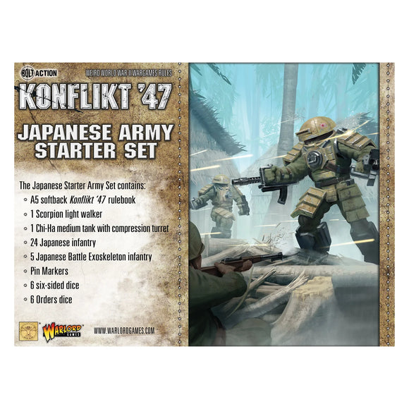 Bolt Action Japanese Army Konflikt 47 Starter Set 20% Off