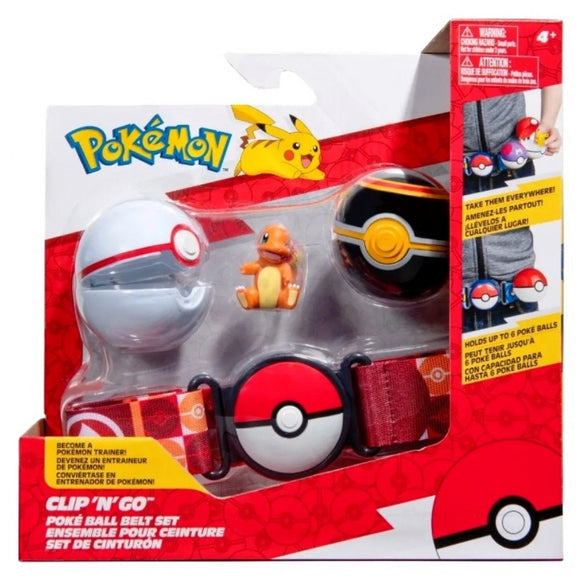 Pokemon (3163) Clip n Go Poke Ball Belt Set