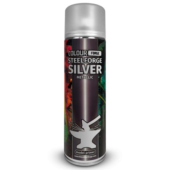 Colour Forge Steelforge Silver Spray (500ml) (Store Collection Only) I.D. Required 16+