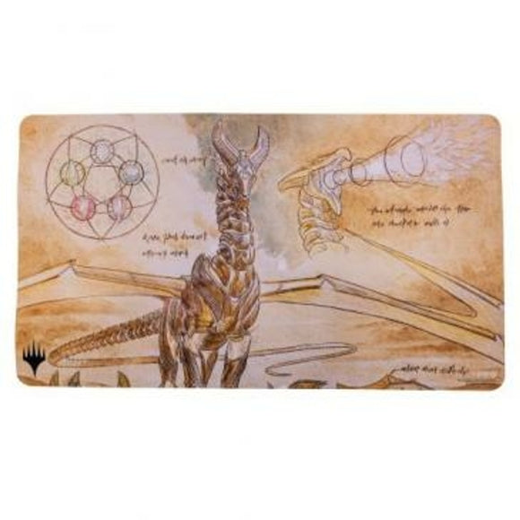 Ulta Pro Magic The Gathering Brothers War Schematic Distributor Exclusive Playmat Line - V7 featuring Ramos, Dragon Engine