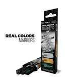 Ak Interactive WWII AXIS AIRCRAFT SQUIGGLE CAMOUFLAGE COLORS – RC MARKERS SET