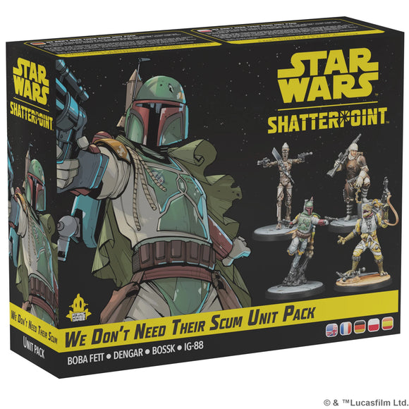 Star Wars Shatterpoint - We Don't Need Their Scum Squad Pack 20% Off