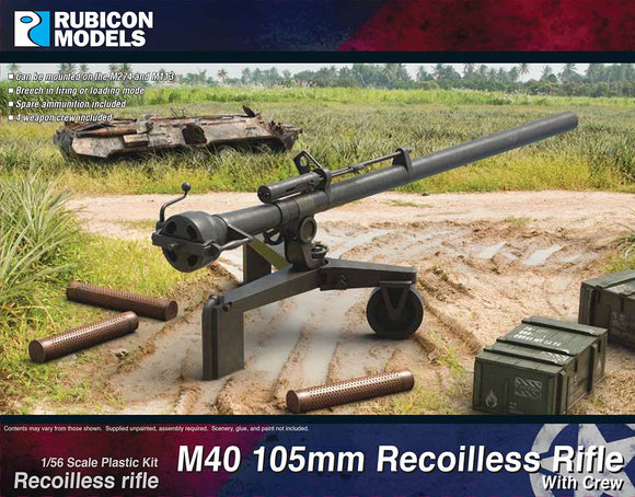 Rubicon Models 280130 - M40 105mm Recoiless Rifle 10% Off