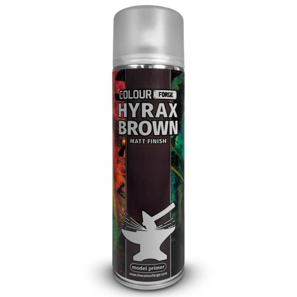 Colour Forge Hyrax Brown Spray (500ml) (Store Collection Only) I.D. Required 16+