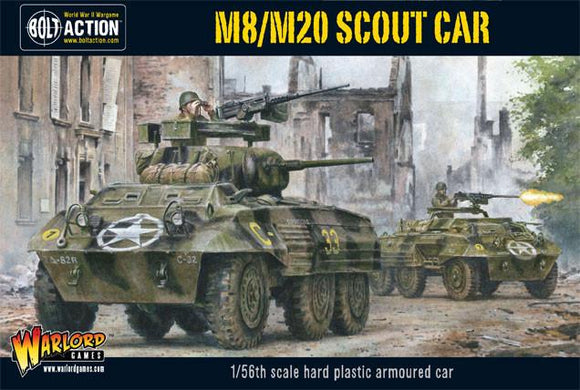 Bolt Action US M8/M20 Greyhound Scout Car (Plastic Box) 20% Off