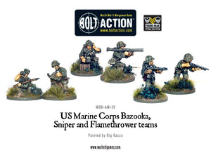 USMC Bazooka, Sniper & Flame Thrower Teams 20% Off - Discontinued