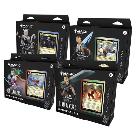 Magic The Gathering Final Fantasy Commander Deck - Select Your Deck
