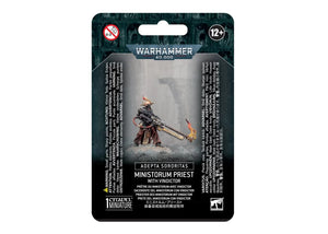 Adepta Sororitas: MINISTORUM PRIEST WITH VINDICTOR 20% Off (Applied at checkout)