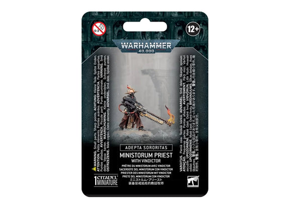 Adepta Sororitas: MINISTORUM PRIEST WITH VINDICTOR 20% Off (Applied at checkout)