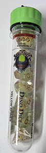 Barrel of Dice: Dino Dice Yellow Spines Dice Set