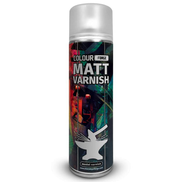 Colour Forge Matt Varnish Spray (500ml) (Store Collection Only) I.D. Required 16+