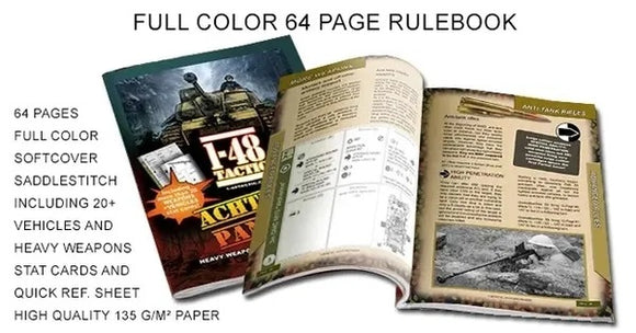 1-48 TACTIC Vehicle Core 64 Page Rulebook Achtung Panzer