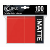 Ultra Pro - Eclipse Standard Matte Sleeves 100 Pack - Apple Red