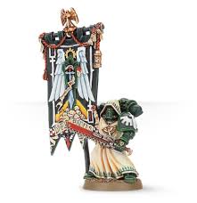 Dark Angels Banner Bearer (Finecast) Rare - Retired Kit