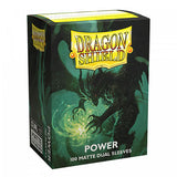Dragon Shield - Dual Matte Art Standard Size Sleeves 100pk - Limited Edition Metallic Power Green