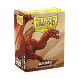 Dragon Shield - Matte Standard Size Sleeves 100pk - Amber