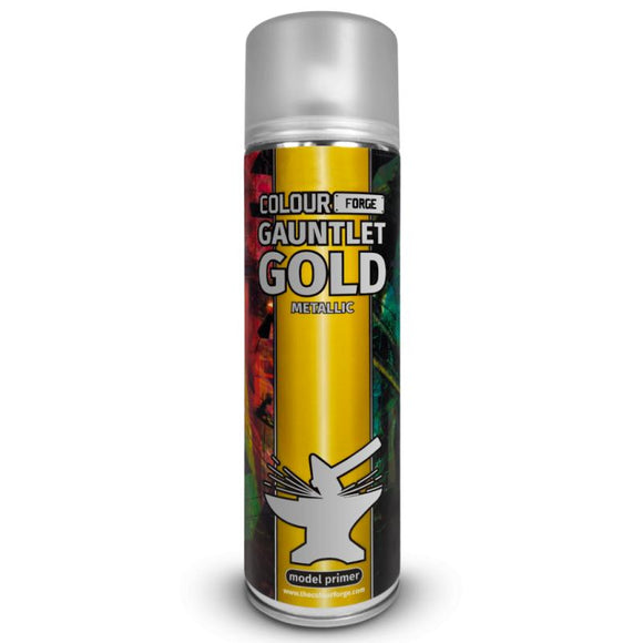 Colour Forge Gauntlet Gold Spray (500ml) (Store Collection Only) I.D. Required 16+