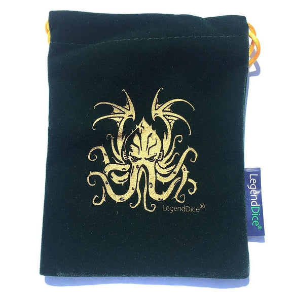 Legend Dice: Dice Bag - LG Cthulhu - Green