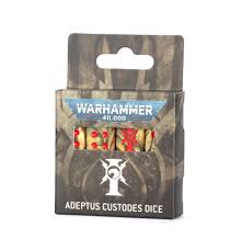 Warhammer 40k Adeptus Custodes Dice Set - Discontinued