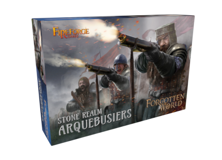 Fireforge Games Forgotten World Stone Realm Arquebusiers 28mm