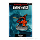 D&D Frameworks - Elf Monk Male Miniature