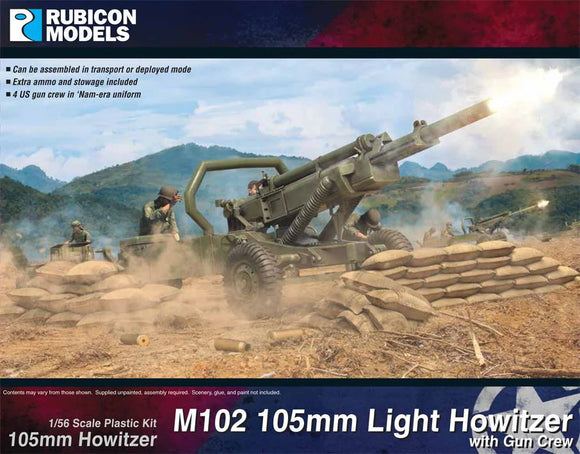 Rubicon Models 280126 - M102 105mm Light Howitzer 10% Off