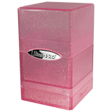 Ultra Pro Glitter Satin Tower Deck Box- Glitter Pink
