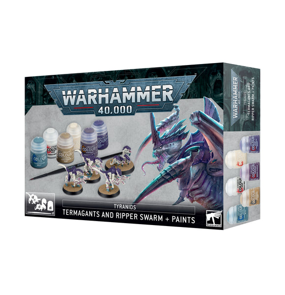 Tyranids: Termagants and Ripper Swarm Paint Set 20% Off