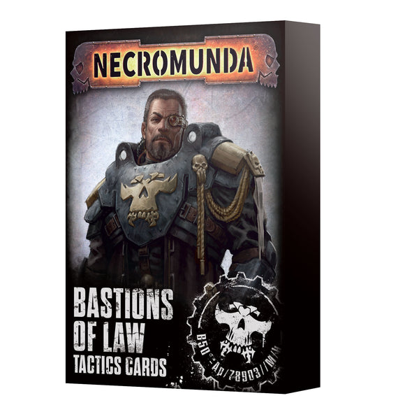 NECROMUNDA:BASTIONS OF LAW TACTICS CARDS 20% Off