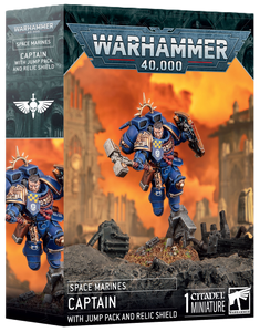 SPACE MARINE: CAPTAIN WITH JUMP PACK & RELIC SHIELD 20% Off Preorder 25/10/25