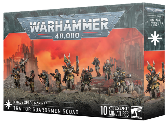 CHAOS Space MARINES: TRAITOR GUARDSMEN SQUAD 20% Off Preorder 08/11/25