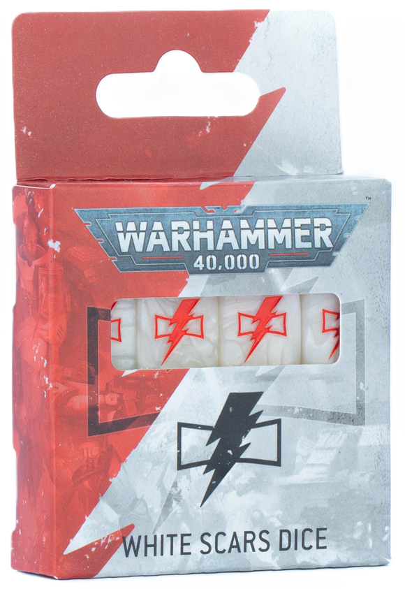 WARHAMMER 40000: WHITE SCARS DICE 20% Off Preorder 25/10/25