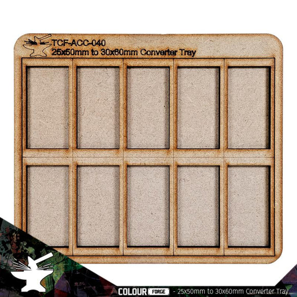 Colour Forge Converter Movement Tray 25x50mm to 30x60mm (5×2)