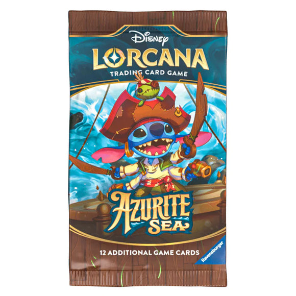 Disney Lorcana Azurite Sea Booster Pack