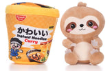 KAWAII KUTIES PLUSH IN NOODLE POT - SLOTH