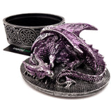 Celtic Dragon Dice Box - Purple