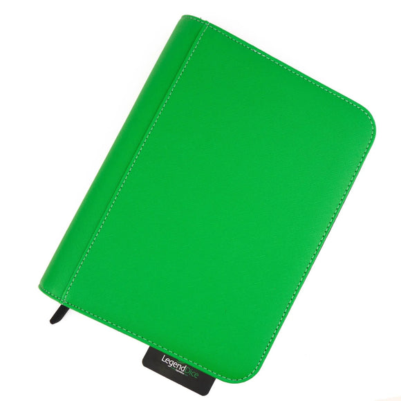 Zip Card Binder - 4 Pocket (160) - Green