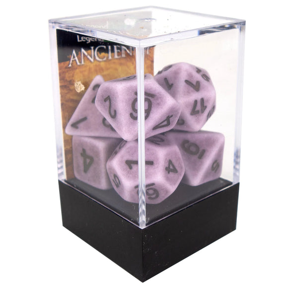 Legend Dice Poly Dice Set - Ancient - Single Notes , Boxed Legend Dice